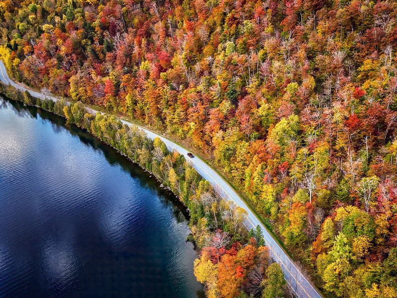 Scenic Autumn Drive
