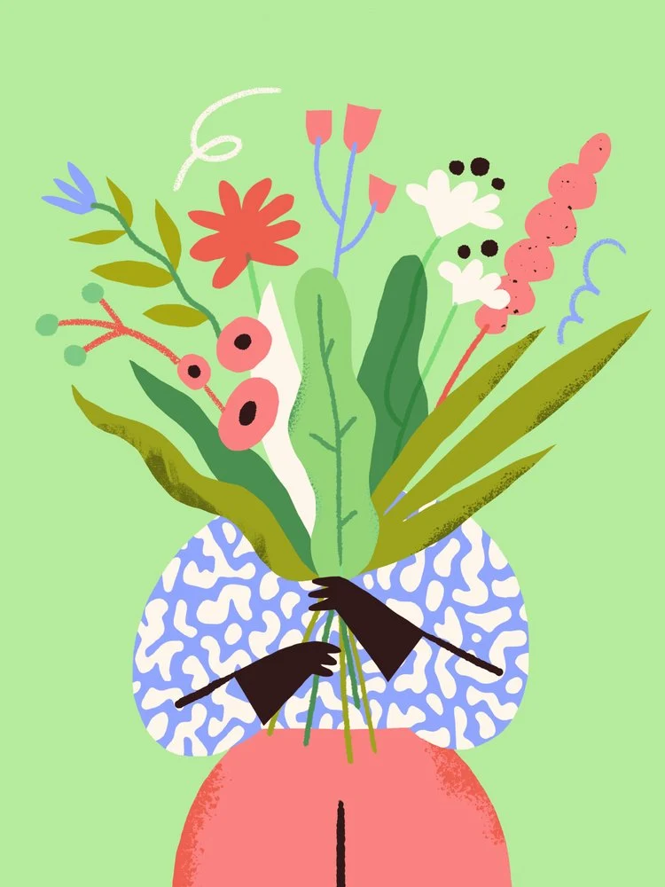Hands Holding Flowers