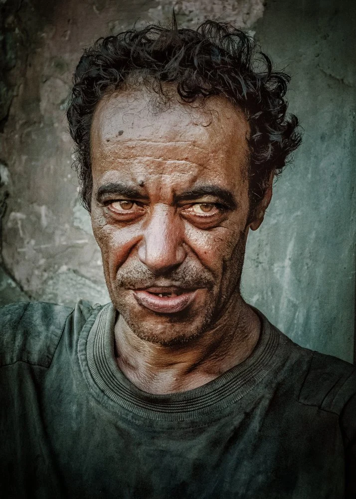 Man With Intense Gaze