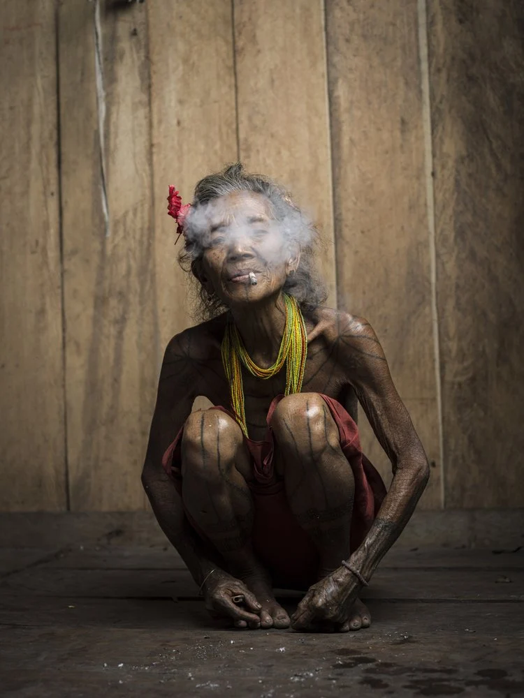 Traditional Elder Smoking