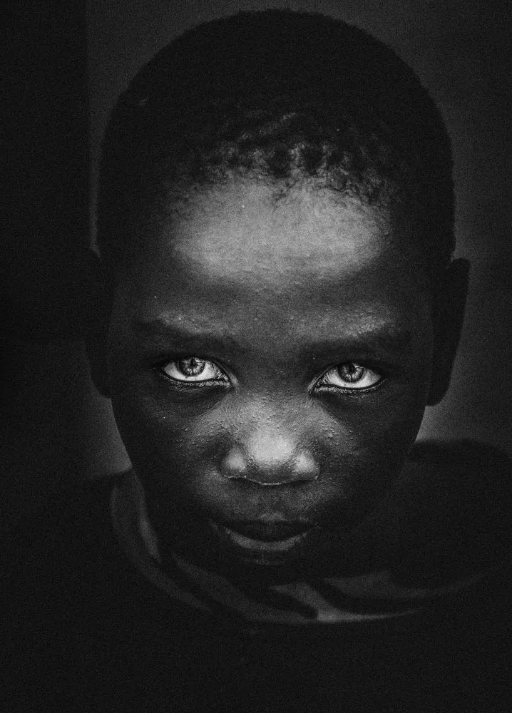Intense Young Gaze