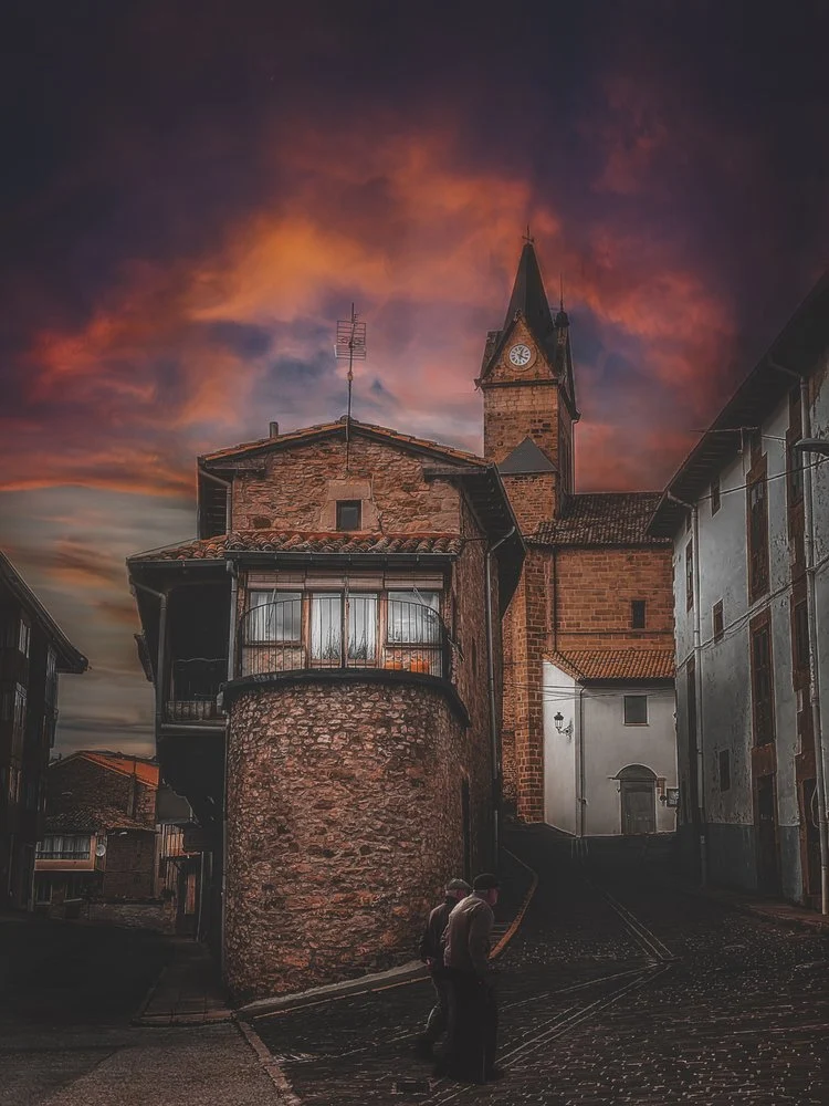 Dramatic Old Town Sunset