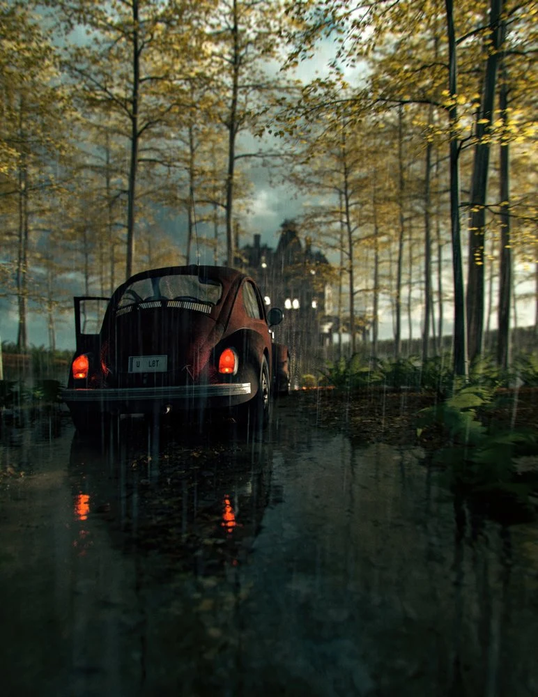 Autumn Rain Haunted Mansion