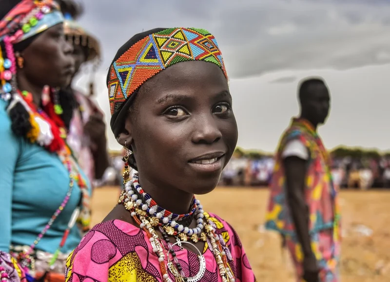 Vibrant African Portrait