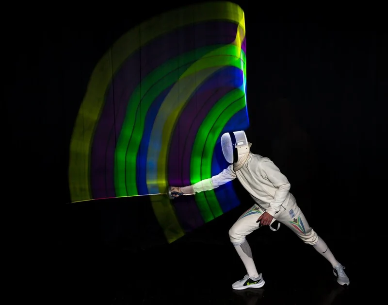 Neon Fencing Energy