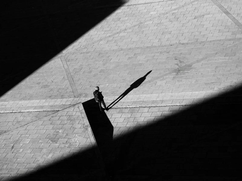 Geometric Shadow Figure