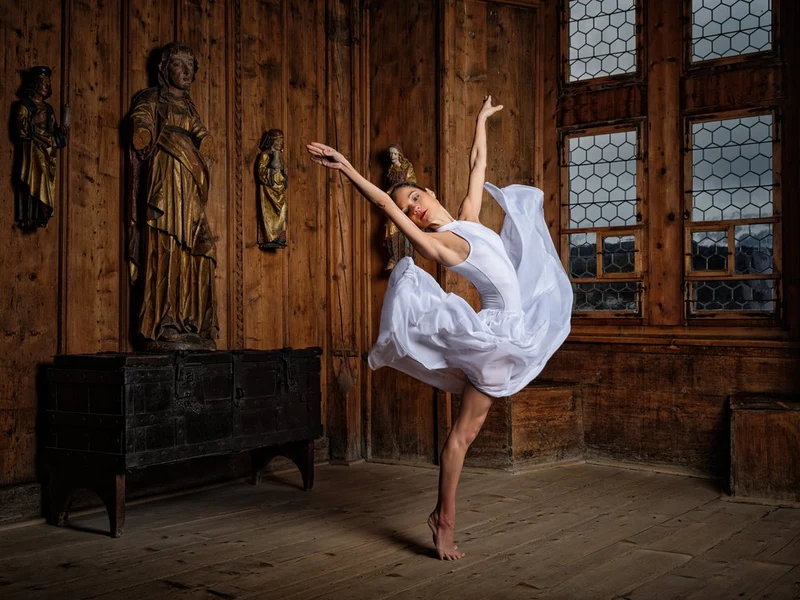 Elegant Ballet Pose