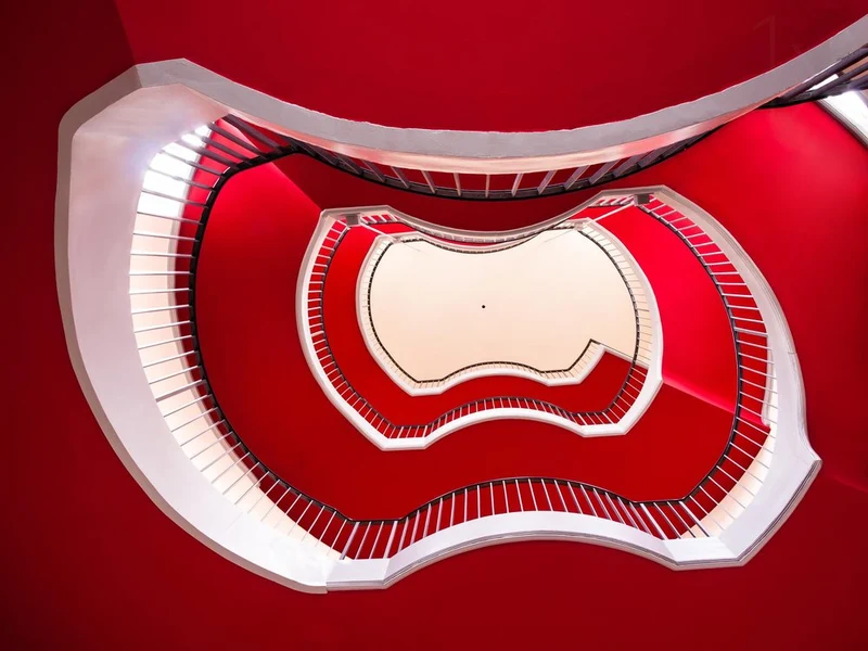 Flowing Red Architecture