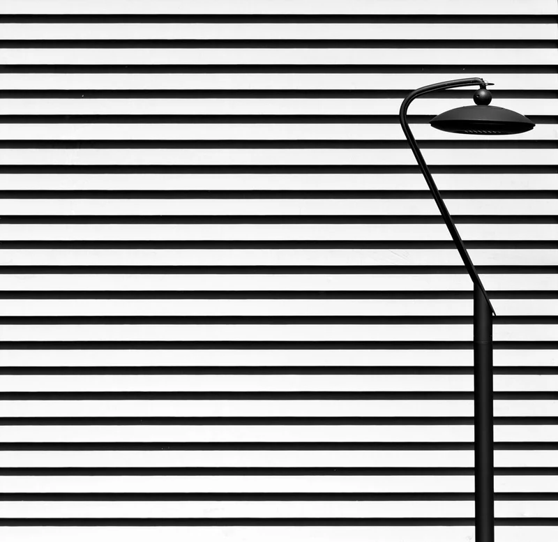 Minimalist Striped Lamp