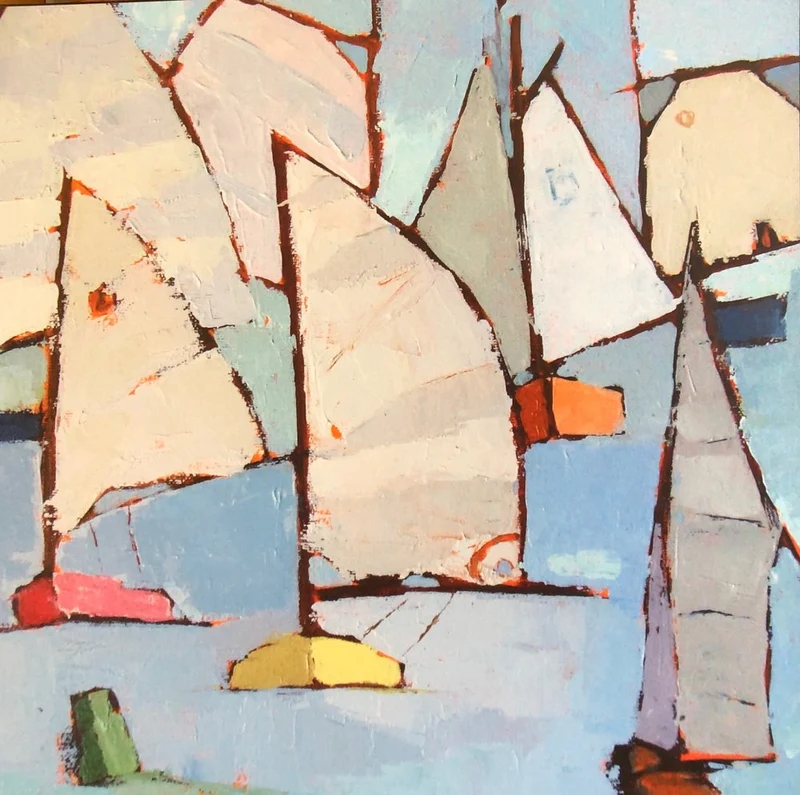 Peaceful Abstract Sailing