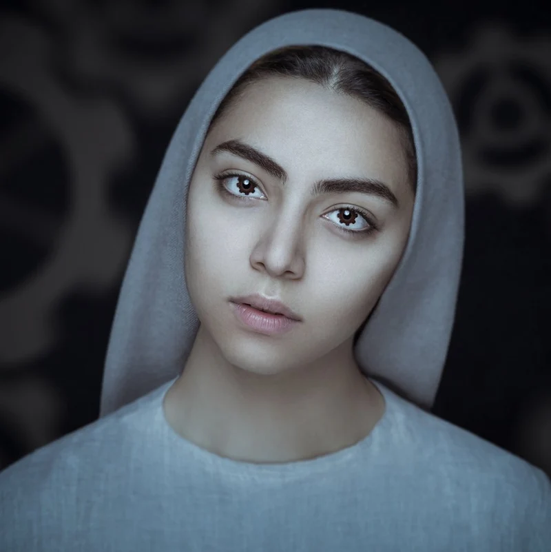Woman With Gear Eyes