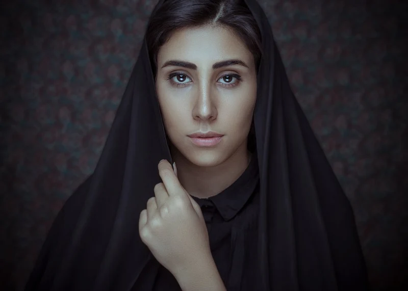 Mysterious Veiled Woman