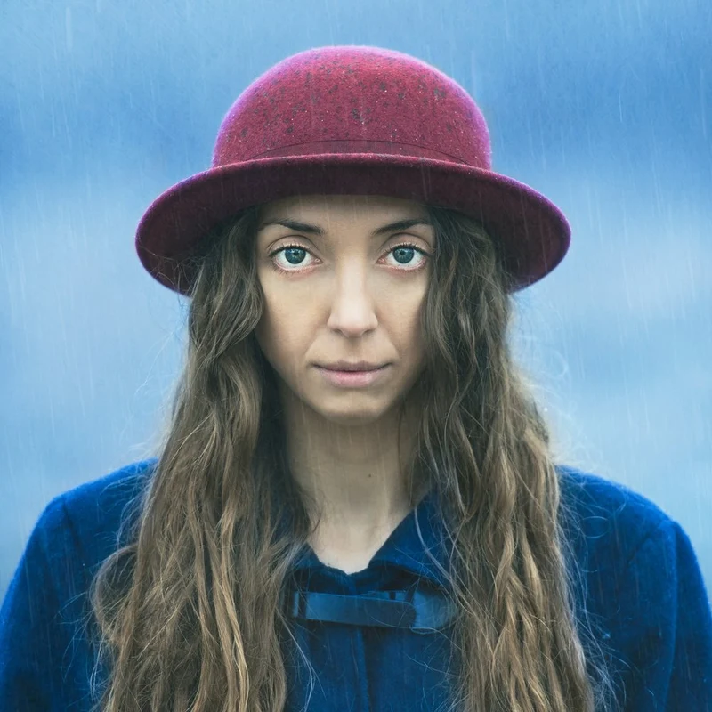 Pensive Rain Portrait
