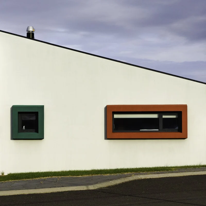 Colorful Windows Building