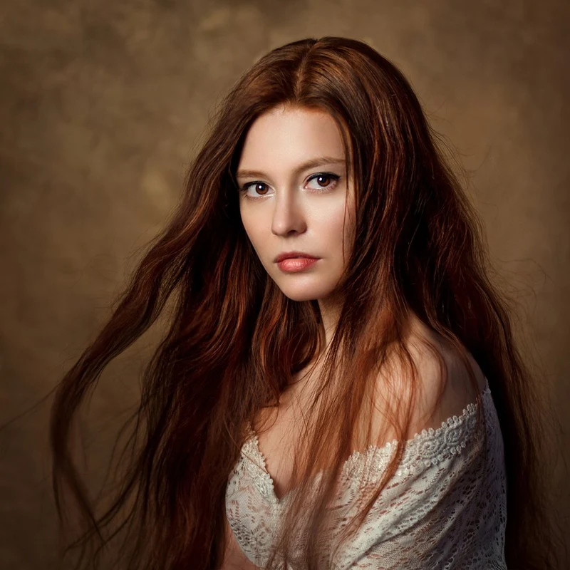 Captivating Redhead Gaze