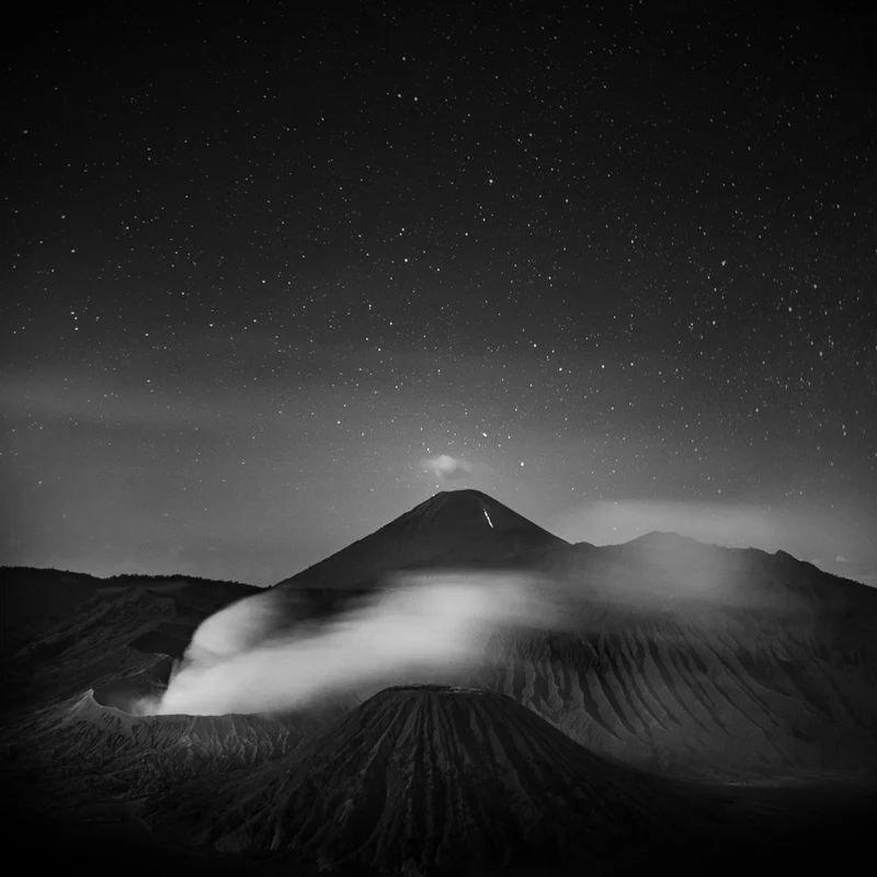 Starry Night Volcano