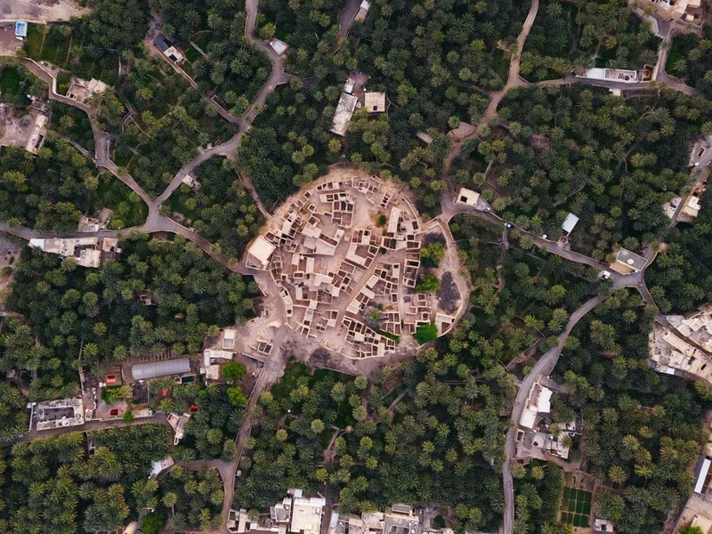 Aerial Oasis Village