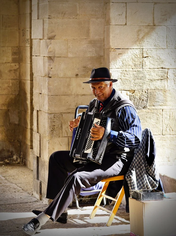 Happy Street Musician