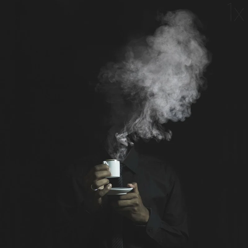 Mysterious Coffee Figure