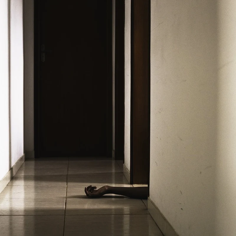 Eerie Hallway Hand