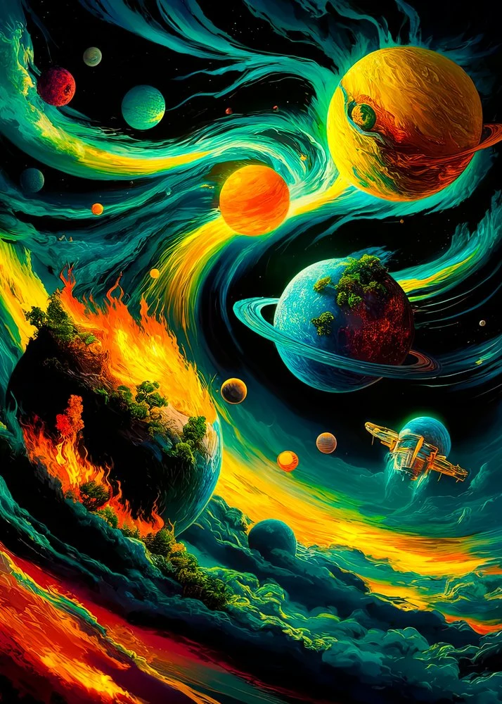Vibrant Cosmic Planets