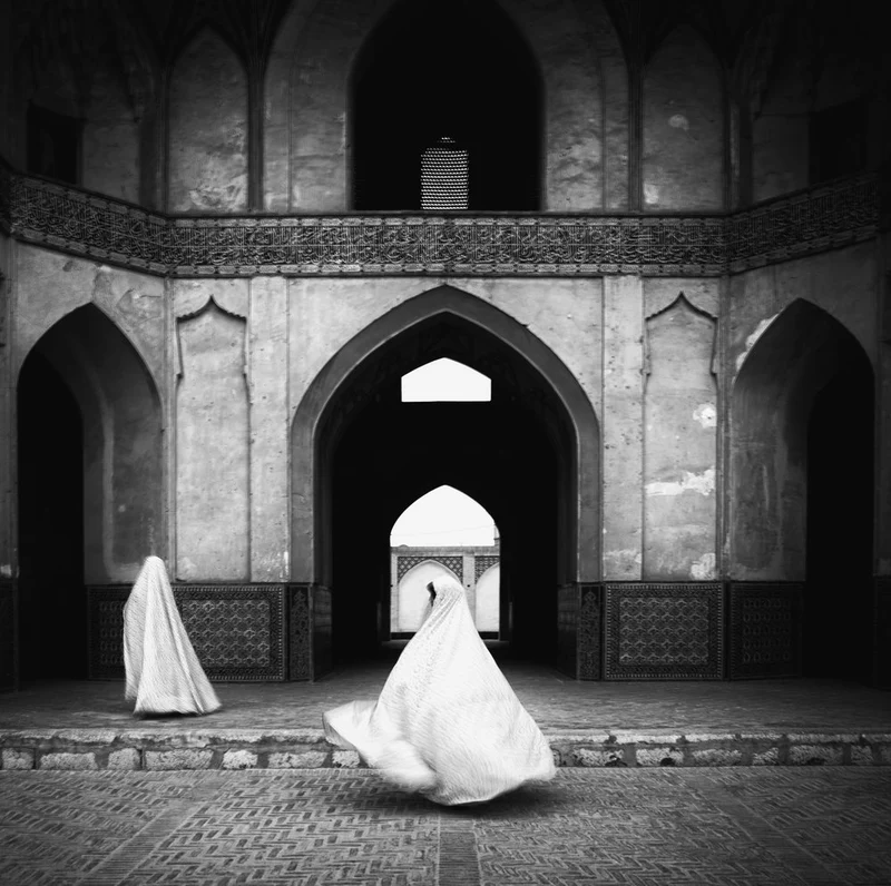 Flowing Robes Ancient Mosque
