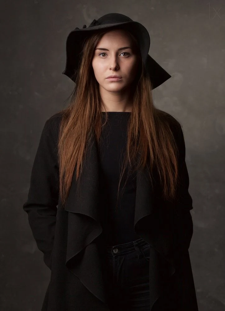 Mysterious Woman In Hat