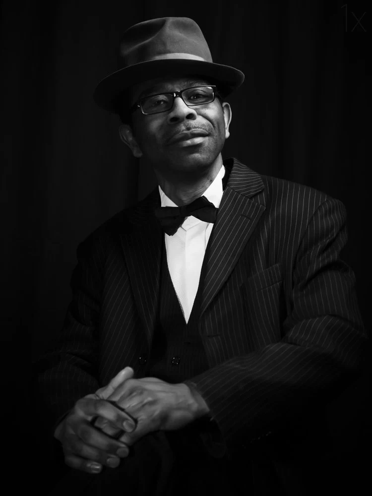 Pinstripe Suit Gentleman