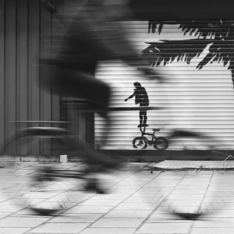 Cyclist Speed Blur