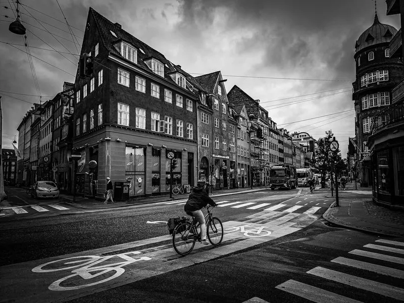 Copenhagen Street Cyclist