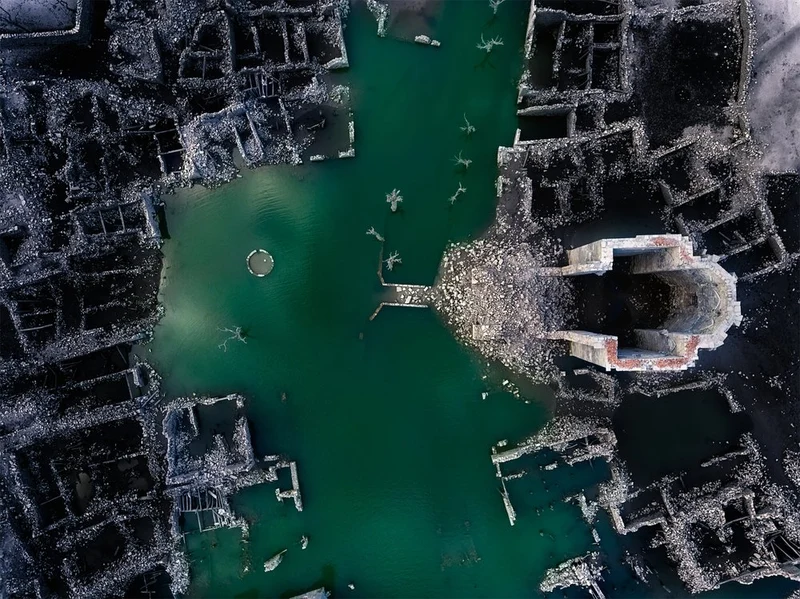 Sunken Village Church Ruins