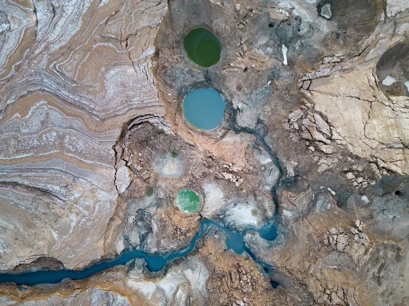 Vibrant Sinkhole Landscape