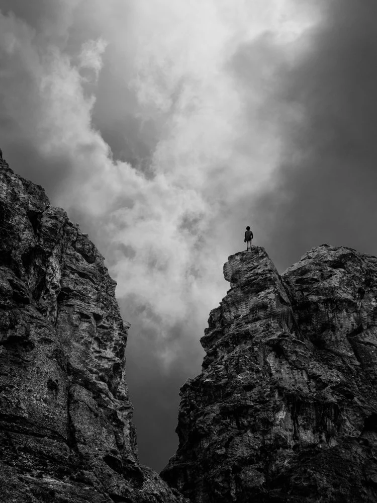 Lone Figure Mountain Peak