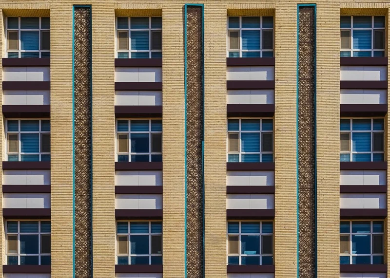 Symmetrical Building Facade