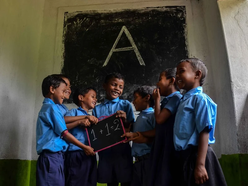 Happy School Kids
