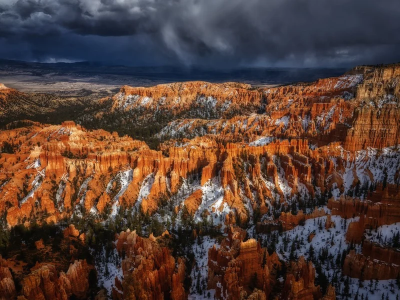 Snowy Canyon Storm
