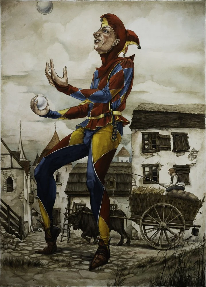 Medieval Jester Juggling