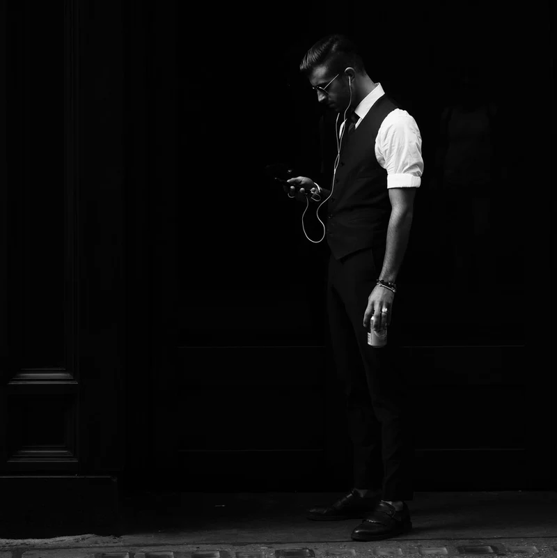 Dapper Man Focused