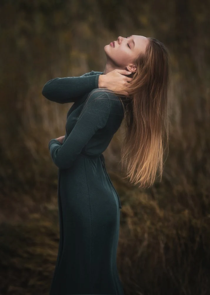 Serene Woman In Nature