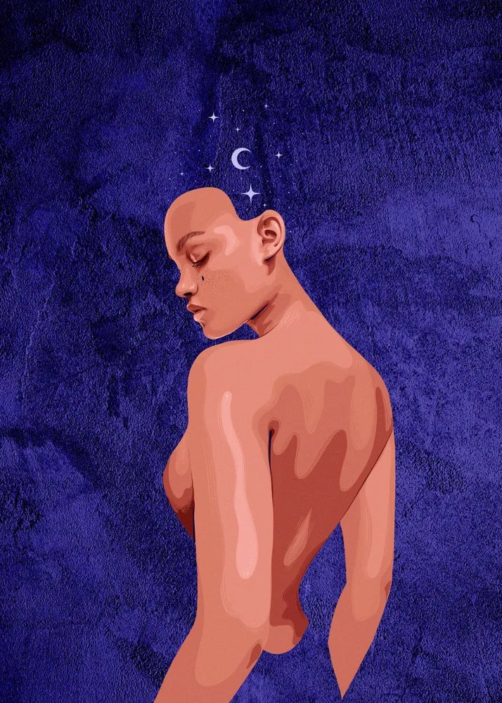 Woman Under Moonlight