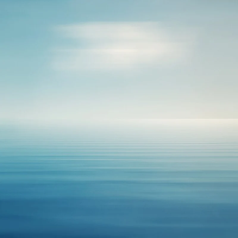 Calm Blue Ocean Horizon