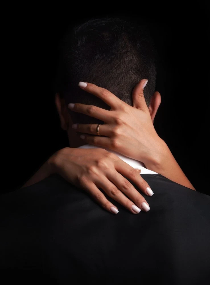 Romantic Couple Embrace