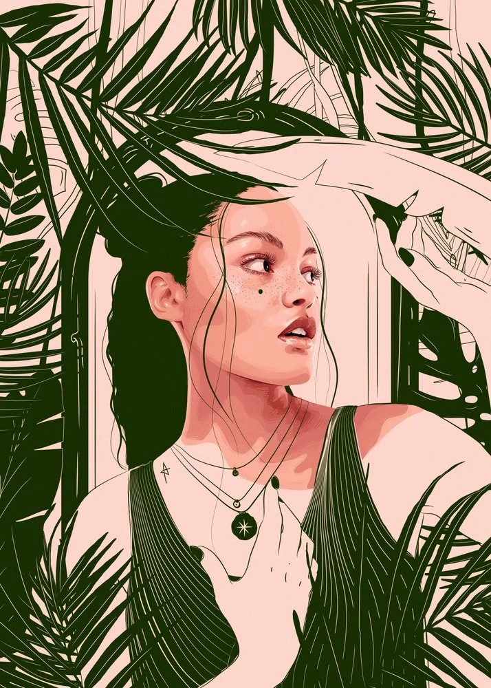 Tropical Green Portrait