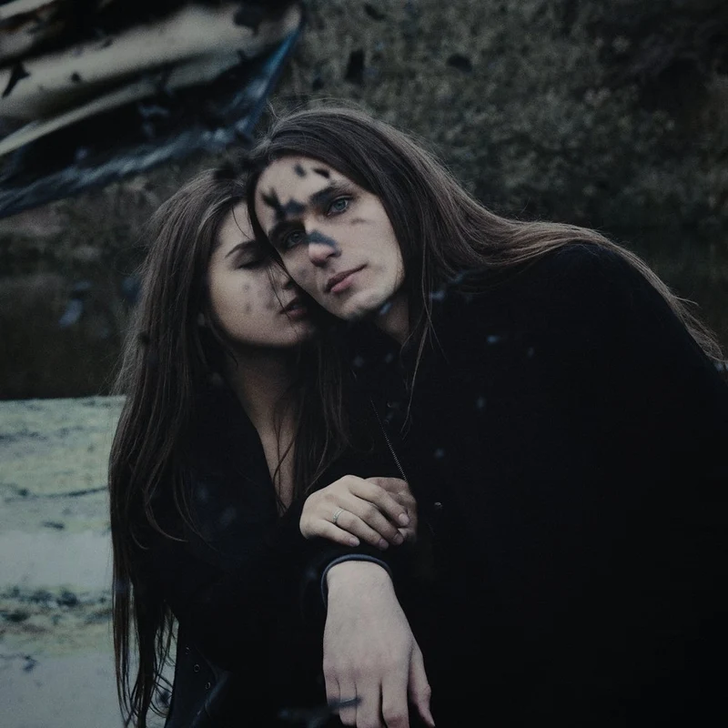 Moody Couple Portrait