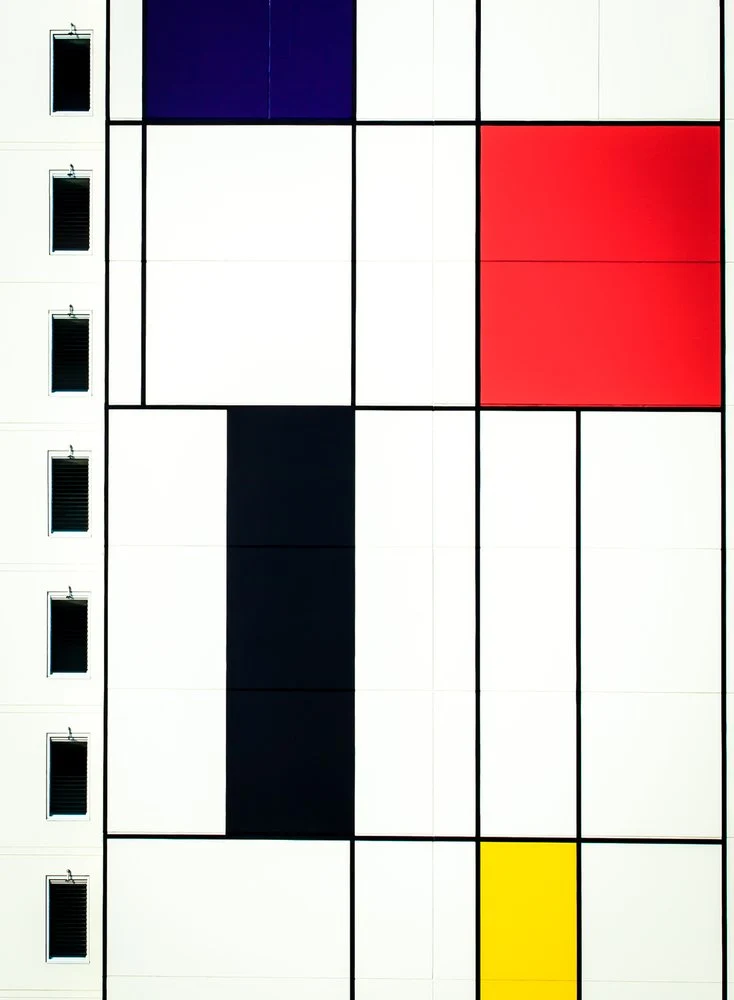 Colorful Geometric Facade