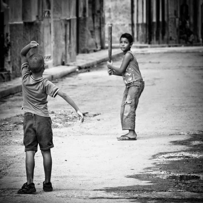 Street Baseball Boys