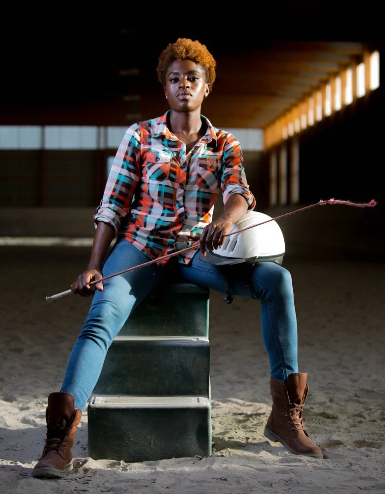 Confident Equestrian Woman