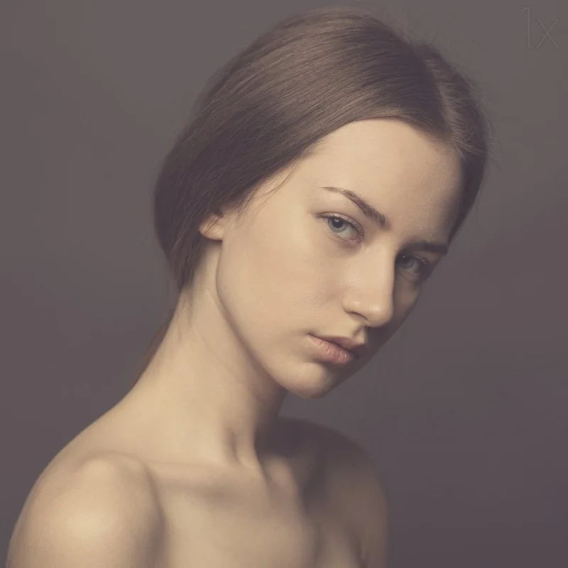 Pensive Woman Portrait