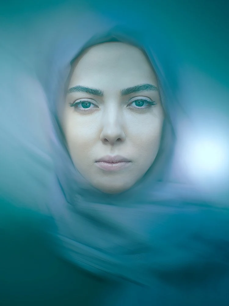 Ethereal Blue Gaze