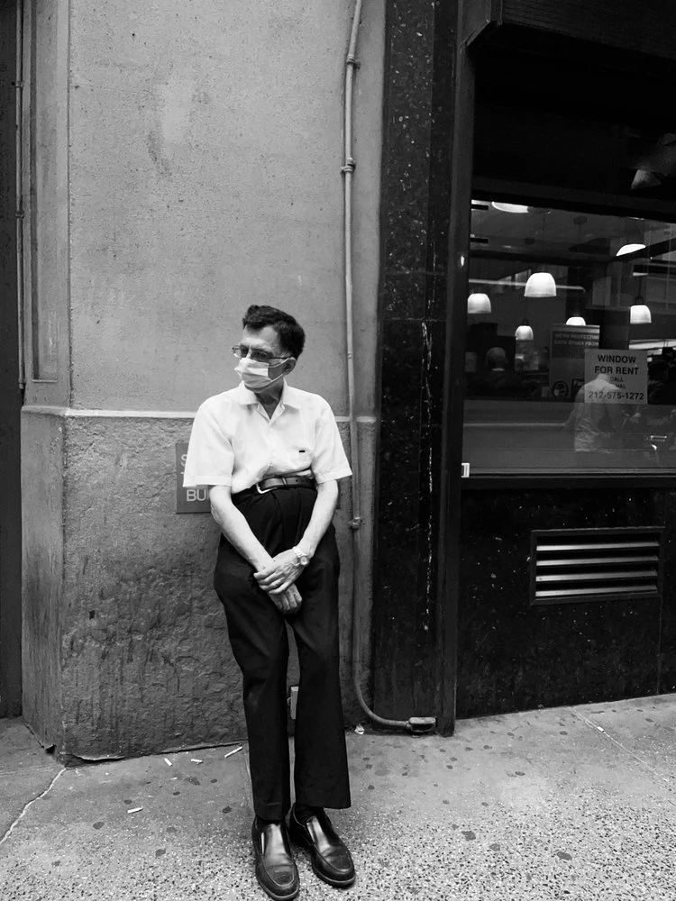 Masked Man Urban Street